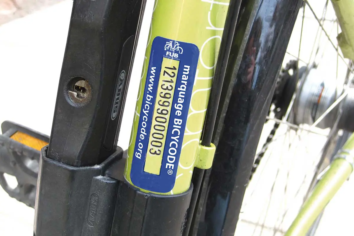 marquage bicycode fub
