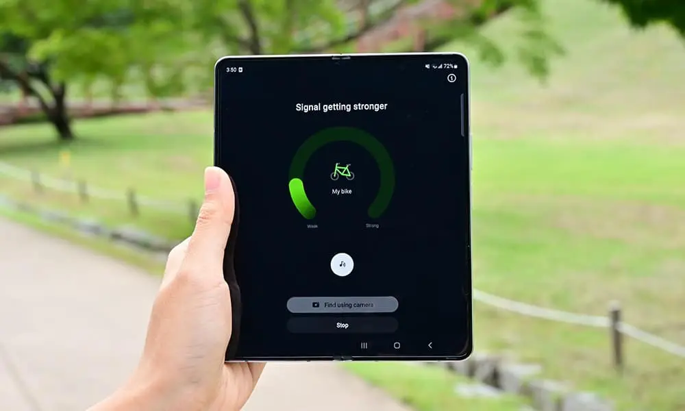 localisation vélo avec Smartthings et smarttag 2